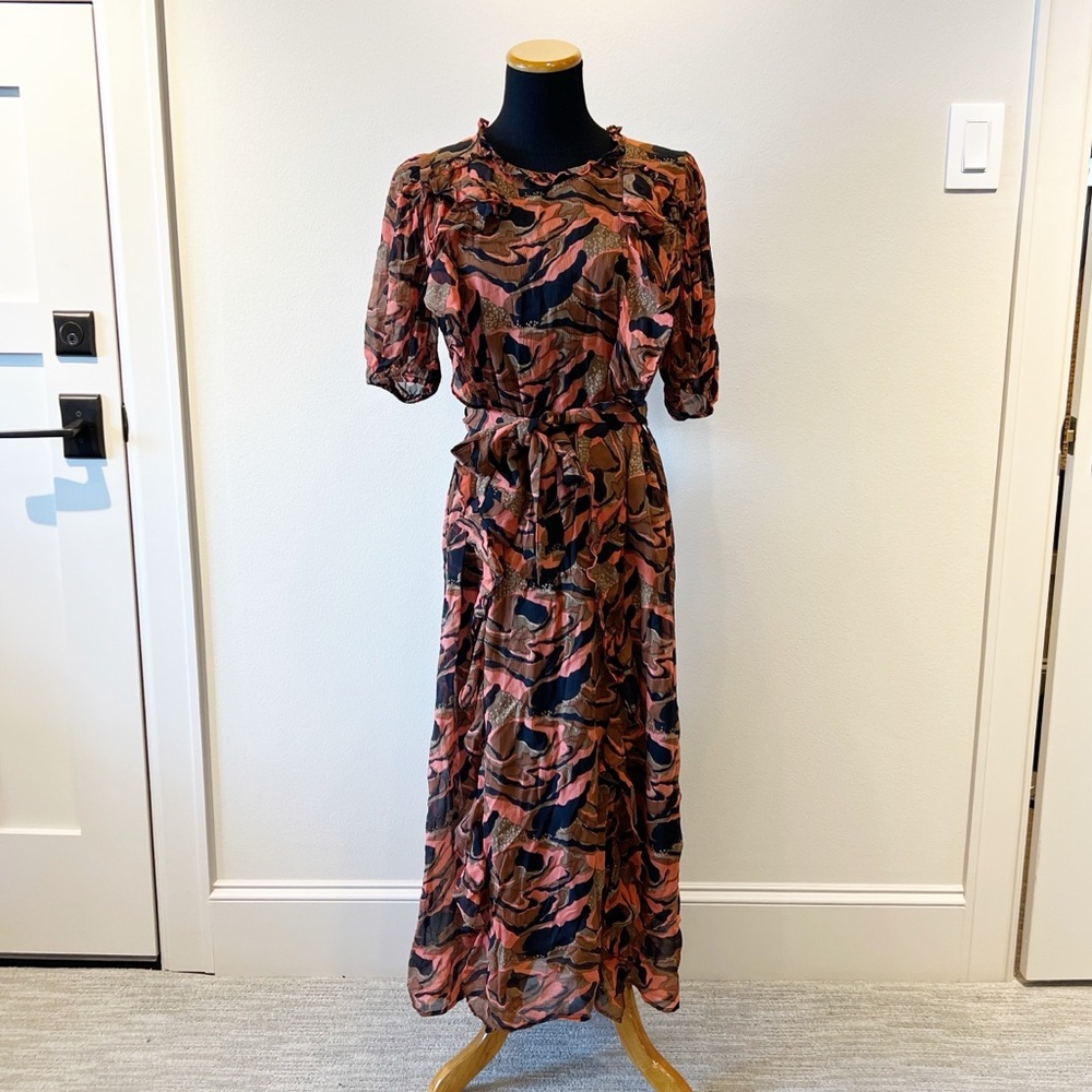 NWT Cleobella Paige Printed Midi Dress - Picture 4 of 13